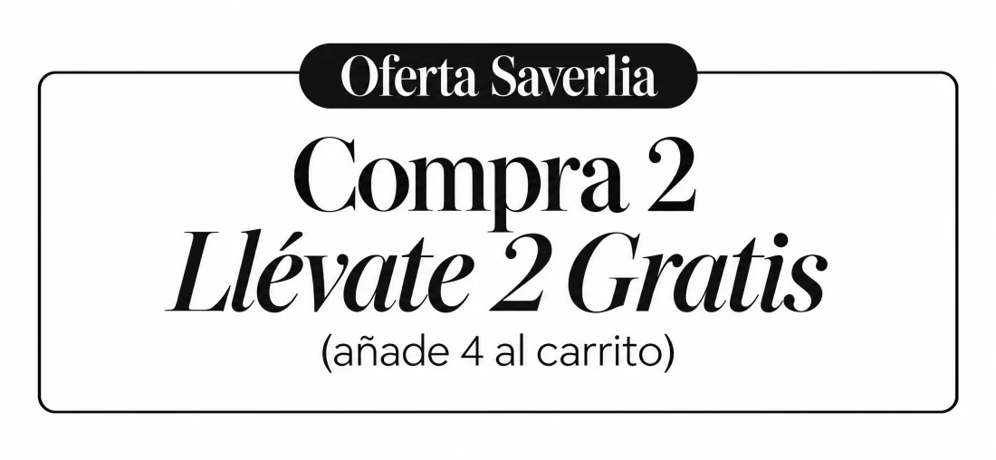 Compra 2, llévate 2 gratis: añade 4 joyas al carrito. Se aplica sola en el carrito.